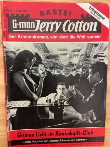 Bastei Roman G-man Jerry Cotton Bd. 380 Grünes Licht im Rauschgift-Club  Krimi - Bild 1 von 1