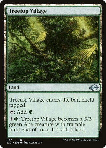 MTG FOIL Treetop Village (Summer of Magic) - Promo #002 | eBay