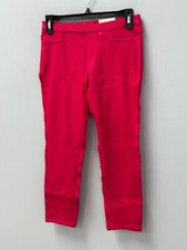 HUE The Original Jeans Capri Leggings Pink Women's Sz Small Love Potion