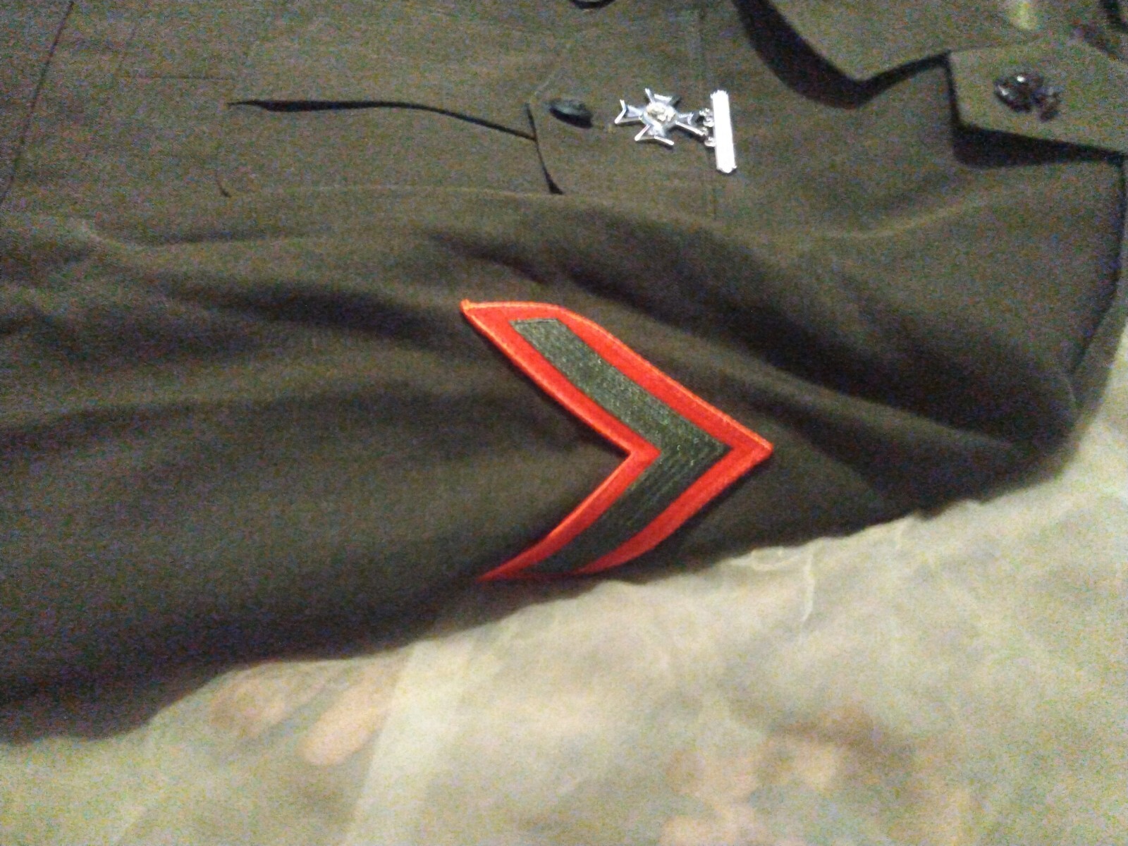 USMC Marine Corps Dress Coat Jacket Green Chest 39s… Gem