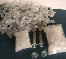 Empty Lipbalm Cosmetic Tubes Clear (90) 5 ML Refillable Plastic Containers 