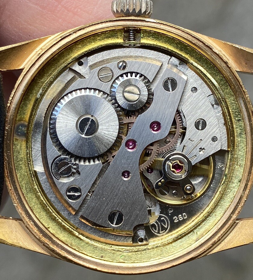 Montre Mécanique Vintage Suisse - Boîtier Plaqué Or Style Art Déco - Occasion