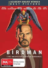 Birdman (2014) DVD-Michael Keaton-Edward Norton-Zach Galfianakis-Amy Ryan