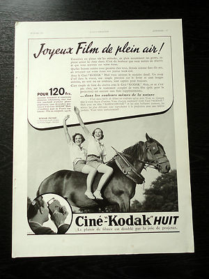 KODAK French advertisement L'Illustration 1939