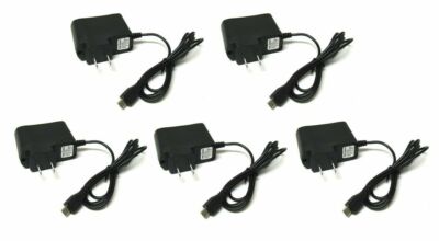 5x Micro USB Home Wall AC Charger for Blackberry HTC LG Samsung Cell PHone