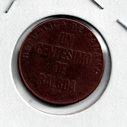 2001 Panama Circulated Centesimo Coin! - Bild 2 von 2