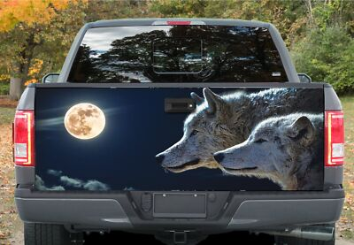 #ad #ad WOLF 2 Tailgate Wrap Vinyl Graphic Decal Sticker LAMINATED $37.80