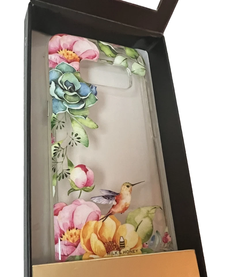 Funda Floral Colocada Leche y Miel para Samsung Galaxy S8 - Colibrí/Transparente Foto 4 de 4