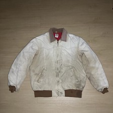 Vintage Carhartt SANTA FE Jacket Mens XL Tall Duck Quilt Lined J13 BRN USA MADE