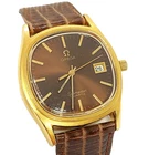 OMEGA Seamaster Quartz Brown Dial Ref.196.0150 Cal.1342 Vintage Men's Watch