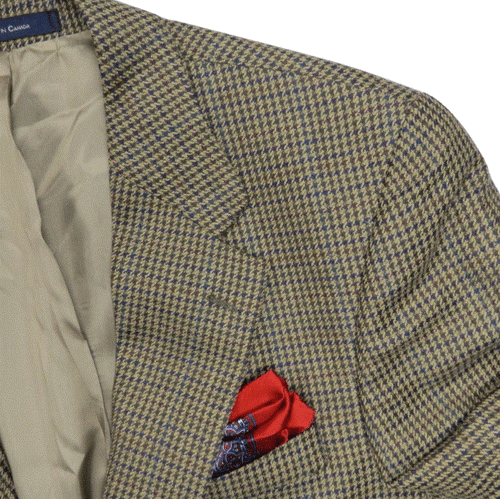 Ralph Lauren Polo University Club Mens Blazer Jacket 42 Tall Tweed Silk Wool  - Picture 5 of 12