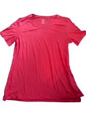 Member's Mark Ladies Essential Short Sleeve Crewneck Tee Medium