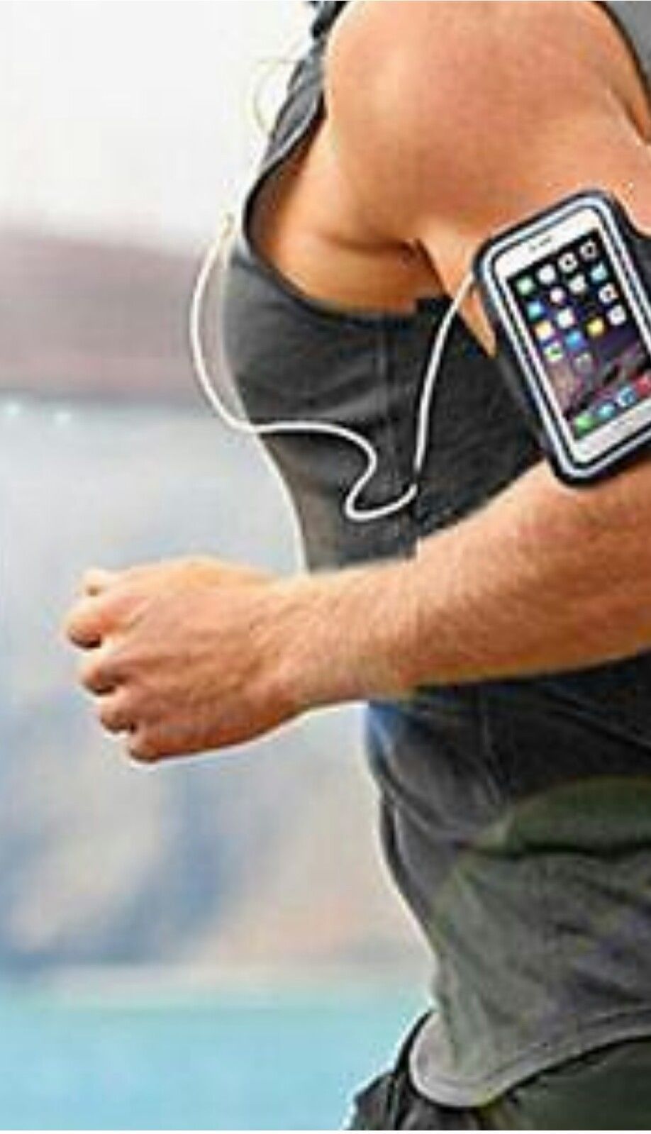 Gym Running Jogging Arm Band Sports Armband Case Holder Strap For