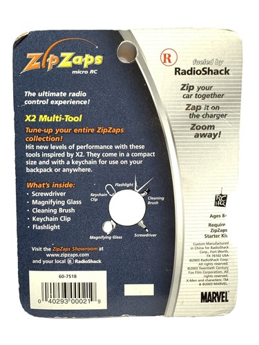 Radio Shack Zip Zaps Micro RC X2 Multi Tool - Vintage - NOS - New Old Stock 2003 - Picture 2 of 2