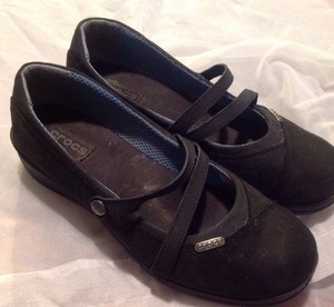 crocs mary jane wedge