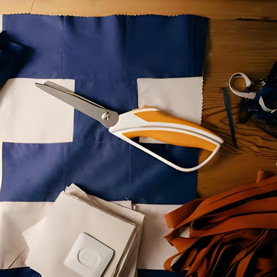 Fiskars Pinking Shears - Easy-Action Zig Zag Scissors, Bent Handle - Arthritis - Image 3 of 4