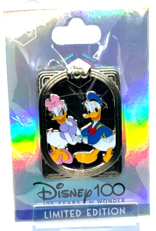Disney DEC 2023 100 Years of Wonder Donald & Daisy LE 400 pin