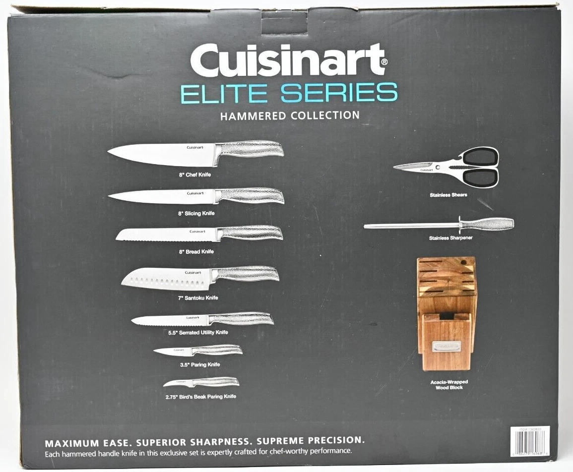 Cuisinart Wood Ceramic Knives, Set of 10