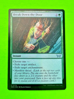 MTG - Duskmourn House of Horror - Break Down the Door - FOIL