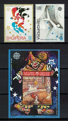 Albania 2005 _ The 50th Anniversary of EUROPA Stamps - C.E.P.T - Set & Sheet **