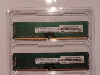 16GB 2x SK Hynix 8GB 3200MHz DDR4 PC4-25600 1Rx8 Desktop Memory