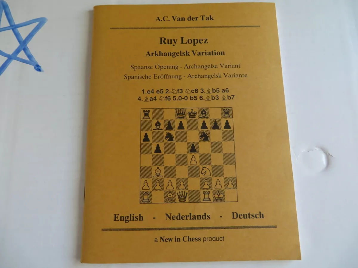 Vintage Allan Troy Chess Book-Ed #6 Ruy Lopez, Archangel; 2/3 New In Chess