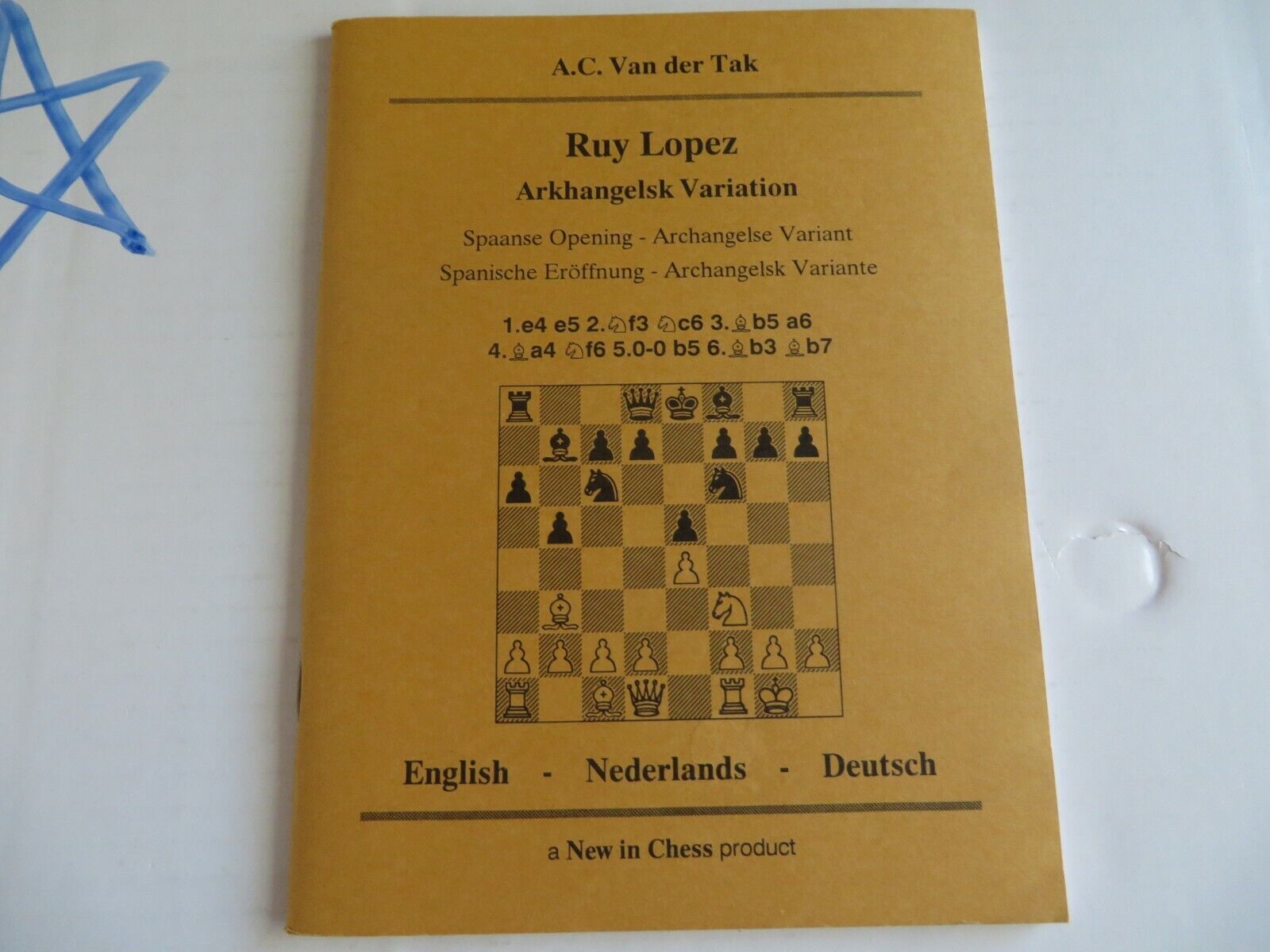 Vintage Allan Troy Chess Book-Ed #6 Ruy Lopez, Archangel; 2/3 New