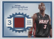 2003 Skybox Autographics Jerseygraphics Blue 28/350 Dwyane Wade #J-DW2 HOF 3zh