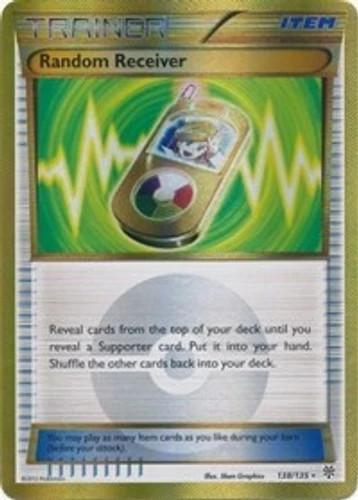 Random Receiver (#138/135) - Holofoil BW - Plasma Storm LP Pokemon