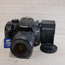 Canon EOS Rebel XS Black EF-S 18-55mm IS Lens Kit GOOD/TESTED 