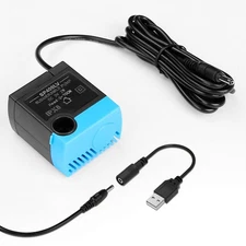 Carcent SP-400LV Cat Water Fountain Pump, SP-400LV USB Plug Replacement Pump ...