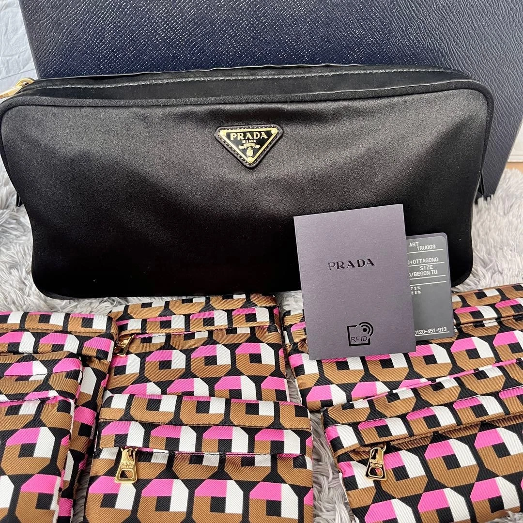 プラダ　シルクバック PRADA Black Bags & for Silk Exterior Women for sale | eBay