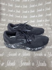 Brooks Men's Ghost 16 Lace Up Running Athletic Shoes Black/White Size 12.5