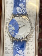 Swatch Watch Clear Blue 