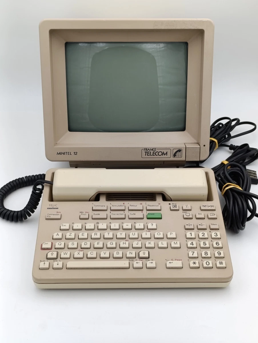 Minitel 1 Telic Alcatel - 1990 - Label Emmaüs
