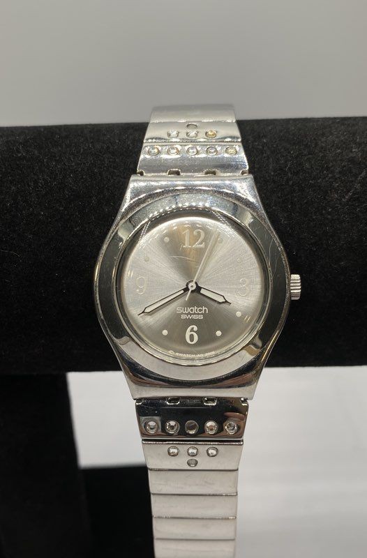 Women's Swatch Irony Swiss WR Quartz Analog Stainless Steel 33mm Watch 71.7g