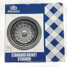 Dearborn Standard Basket Strainer 11 Stainless Steel Sink Drain Assembly 01434