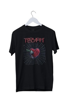 Retro ROUGH CUTT Band Graphic Print Unisex T-Shirt Mens S M L XL 2 3 4 XL  