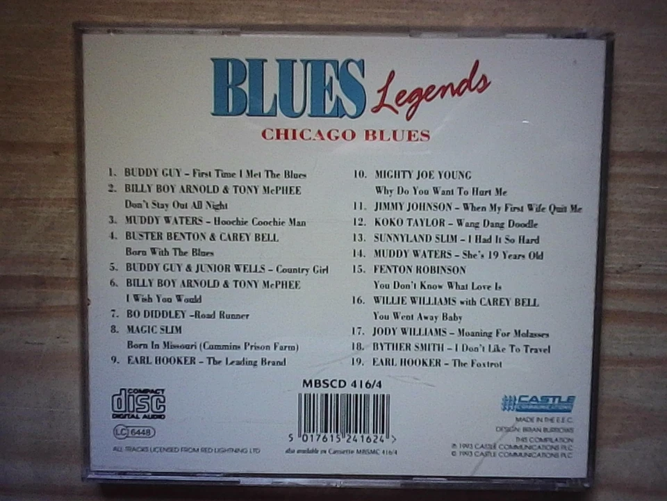 CD: Blues Legends - Chicago Blues - 19 Tracks - Bild 2 von 2