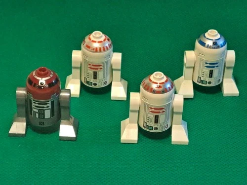 LEGO Star Wars Astromech Droid Minifigure Lot Of 4