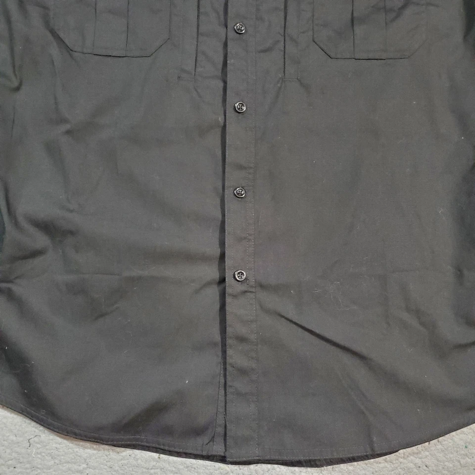 Propper Shirt Mens Extra Large Black Long Sleeve Lightweight Tactical Teflon - Image 4 of 4