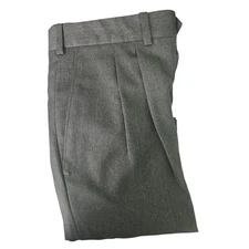 NORSTROM JB BRITCHES Men's Virgin Wool Gray Pleated Dress Pants 38X31 Business