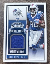 2015 Panini Contenders Karlos Williams RC Rookie Ticket Patch Bills