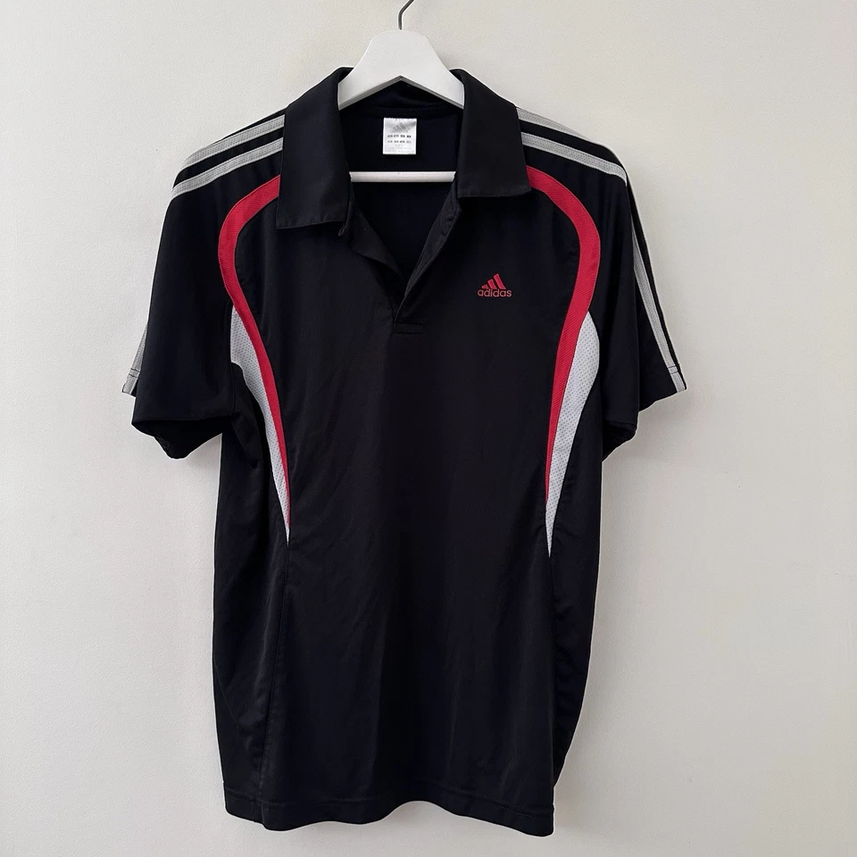 Adidas Mens Classic Y2K Activewear Golf / Tennis Polo Shirt - Stretch Size Large