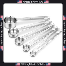 Measuring Spoons Set Stainless Steel 5-Piece Kitchen Tools