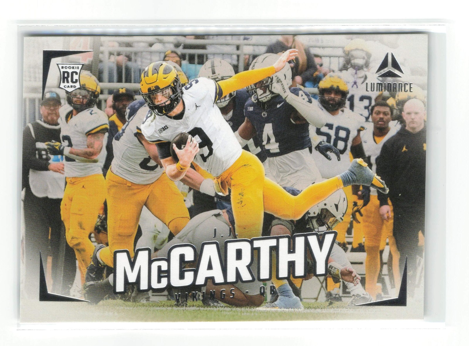 J.J. MCCARTHY #187 RC 2024 PANINI LUMINANCE VIKINGS