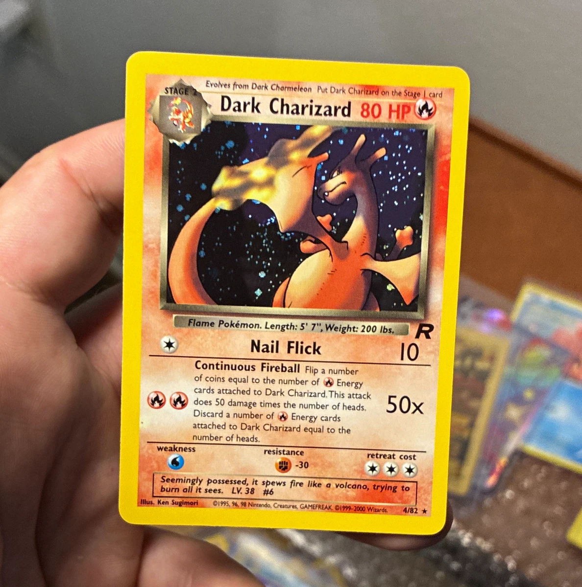 Charizard Pokémon TCG Holo Rare Individual Collectible Card Game