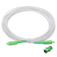 2m Single Mode Simplex OS2 Armored Fiber Optic Patch Cable LSZH SC/APC-SC/APC