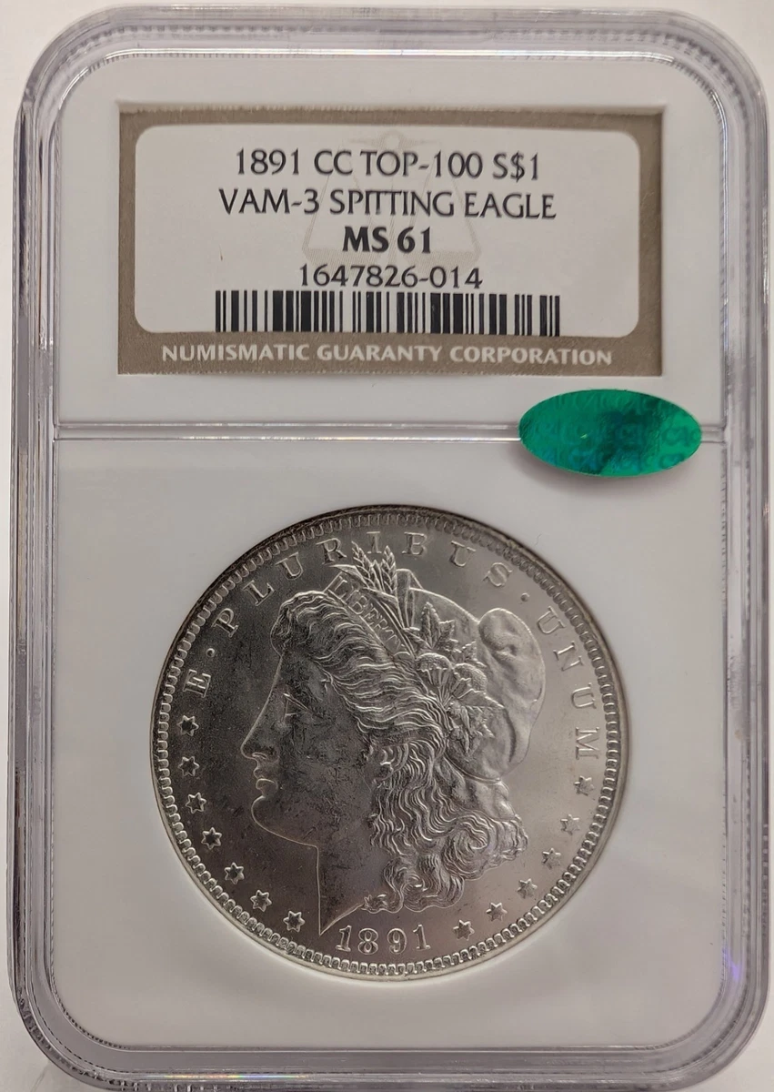MS 61 Graded 1891 Year Morgan US Dollars (1878-1921) for sale | eBay
