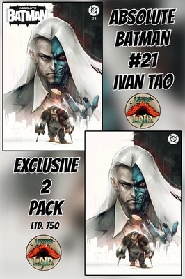 ABSOLUTE BATMAN #21 Ivan Tao Exclusive 2-Pack (Trade + Virgin Foil) LTD 750